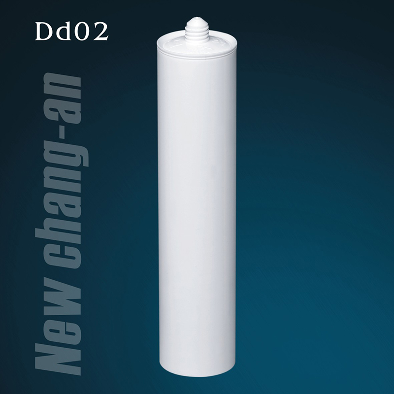 Cartouche en plastique HDPE vide de 300 ml pour mastic silicone Dd02